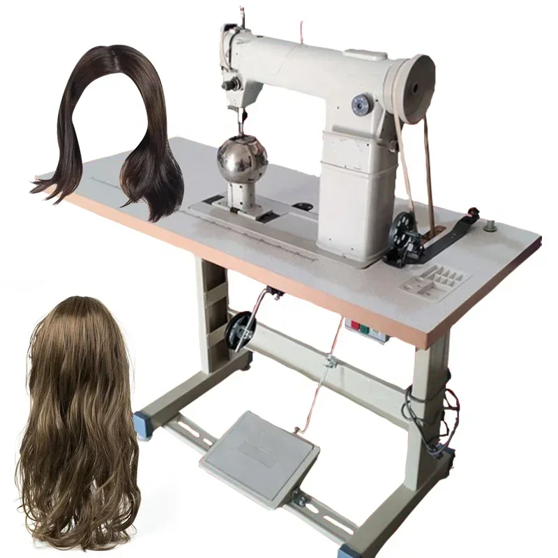 Industrial Human Hair Wig Making Sewing Machine Household Single Needle  Machinery with Ball