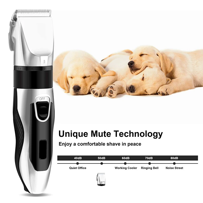 Dog Hair Clipper Pet Hair Trimmer Set Professional Rechargeable Pet Trimmer Cat Shaver Cutting Machine Puppy Grooming Haircut