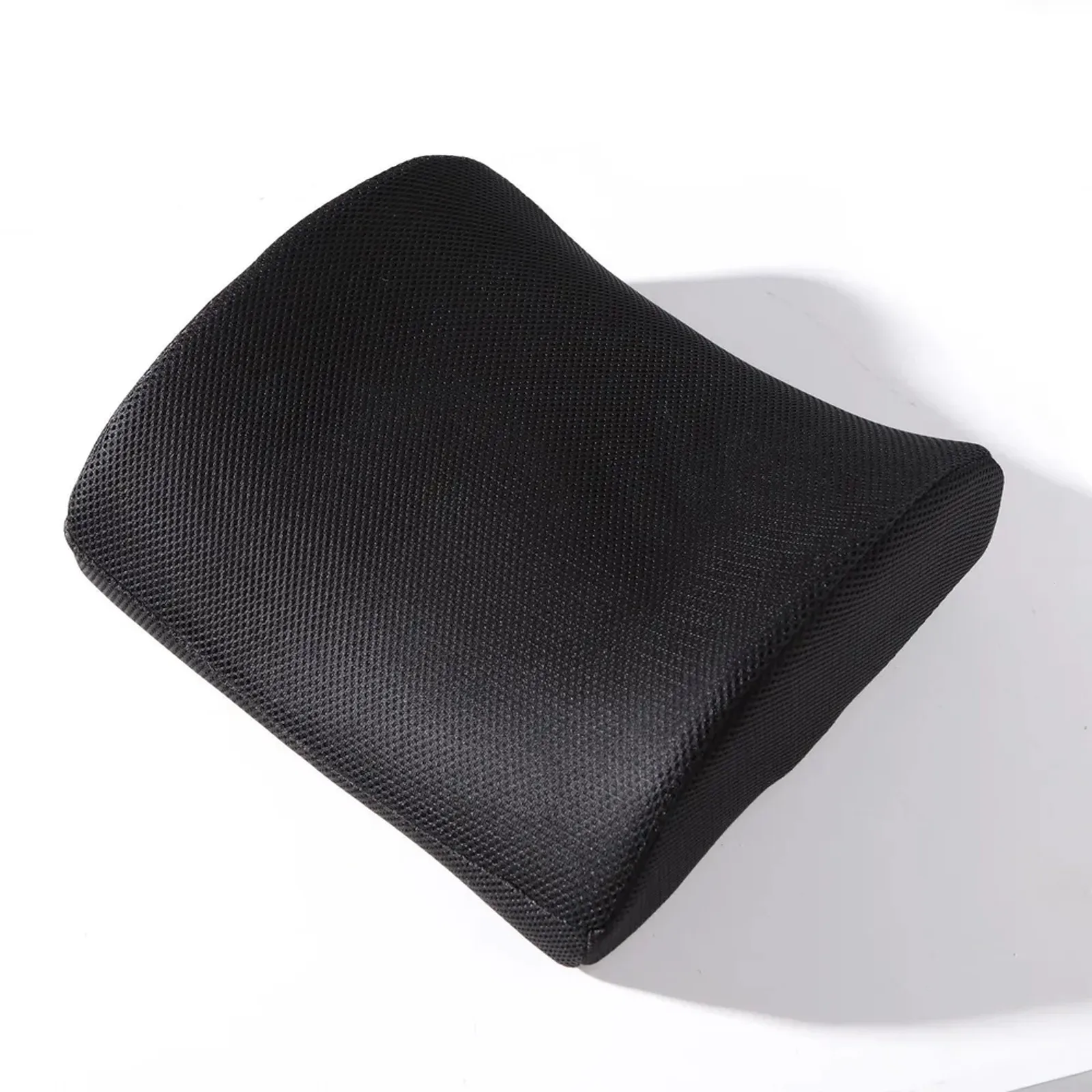 Car Seat Memory Foam Back Support Lumbar Pillow Waist Cushion Breathable Mesh Cover For Office Auto Chair Interior Accessories 6