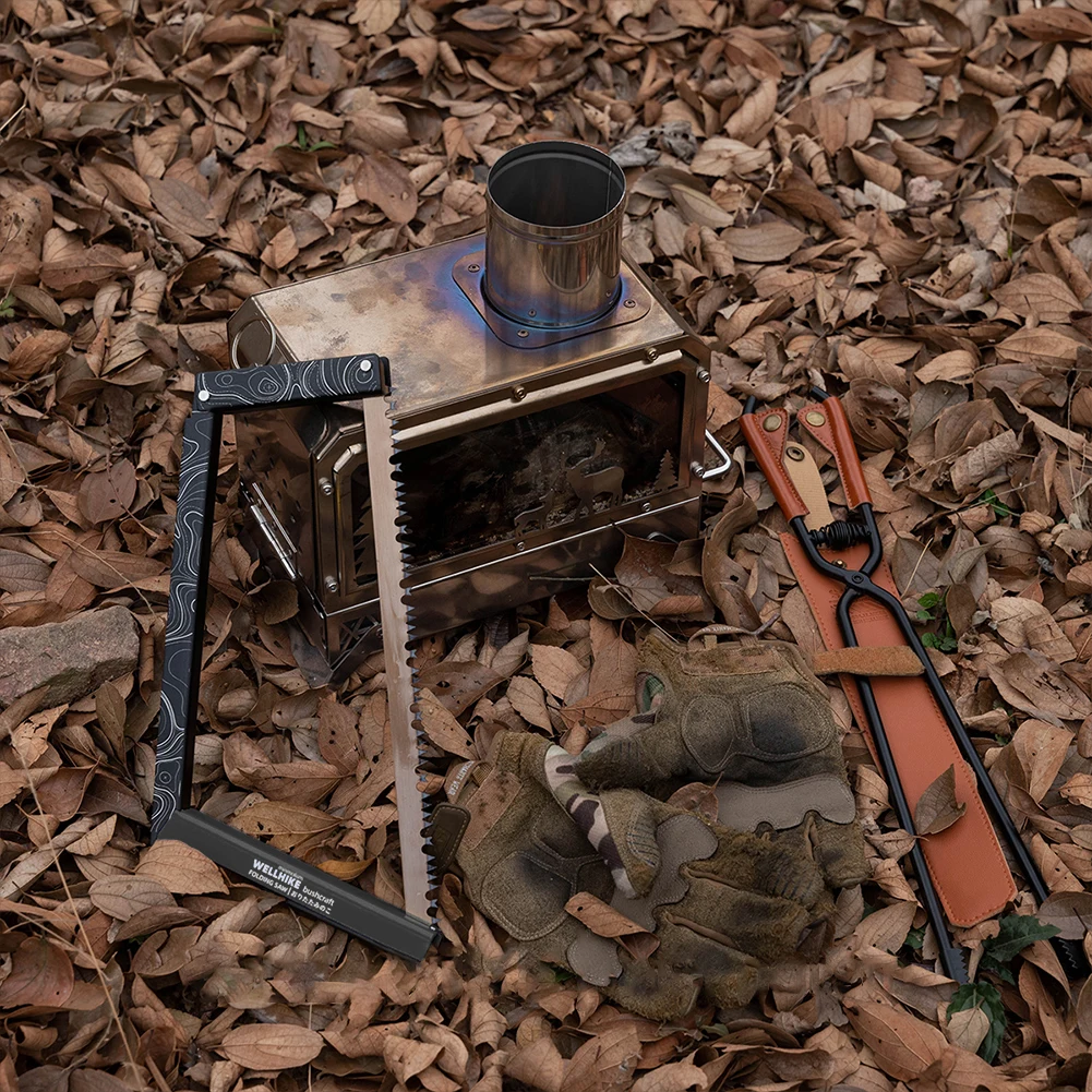 Folding Saw with Storage Bag Multifunctional Handsaw Camping Foldable Hand Saw Outdoor Hiking Survival Tools