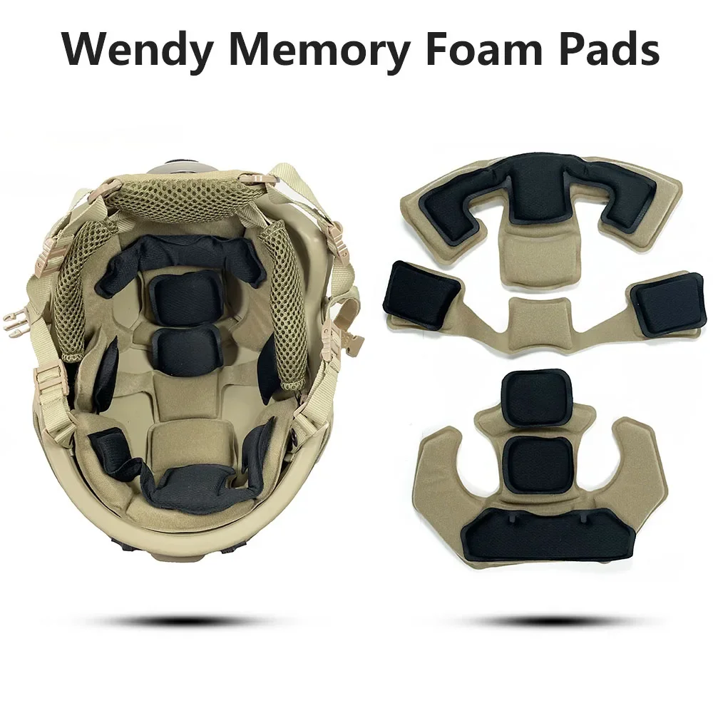 MemoryFoamTacticalPadReplacementAirsoftHelmetPadsCushionAccessoriesProtectiveMatfor
