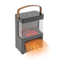 2000 Вт камин с дистанционным управлением, электрический обогреватель, 3 режима, портативный теплый вентилятор, светодиодный сенсорный экран, обогреватель пламени, машина для подогрева — изображение 6