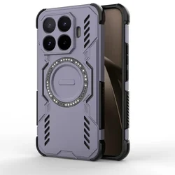 Luxury Magnetic Hard Back Case with Shockproof and Heat Dissipation Features for Xiaomi 17T (PURPLE)