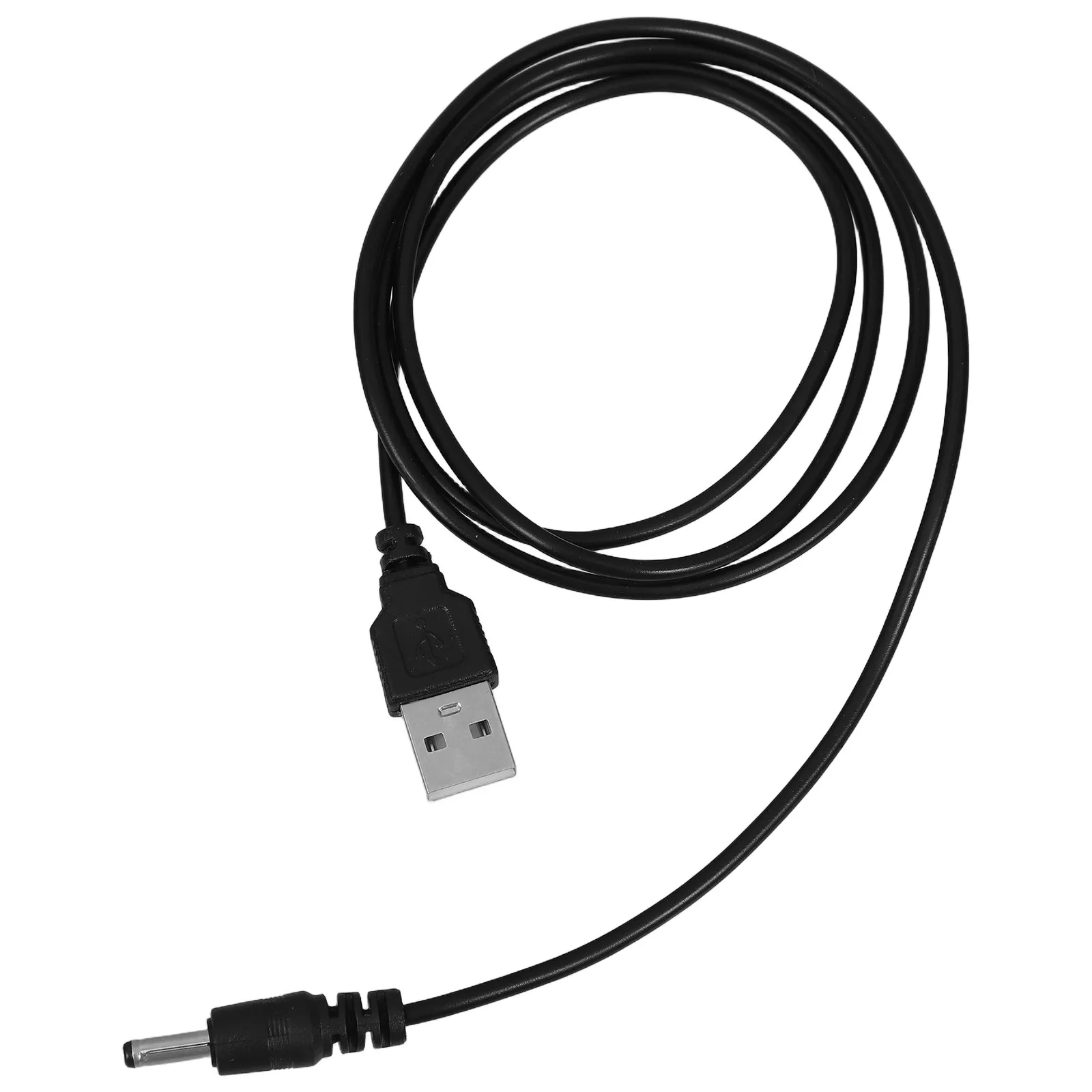 2Pcs USB to Dc 5V 스피커용 전원 케이블 고속 충전 코드 USB 램프 팬용 범용 어댑터 미니 스피커 블랙