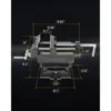 6" Cross Slide Vise, Drill Press Milling Vise, Portable Bench Clamp, 6 In Jaw Width, Table Vise Clamp for CNC Milling Machine 2