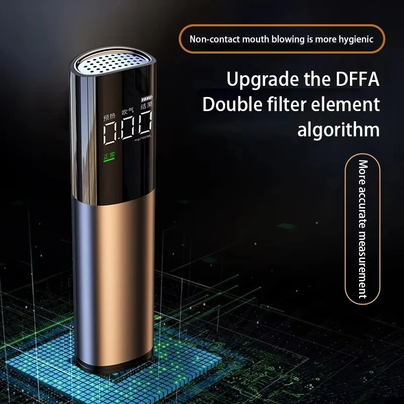 NEW Convenient Automatic Alcohol Tester Electronic Breathalyzer LED Display Portable Rechargeable Non-Contact Alcohol Test Tools