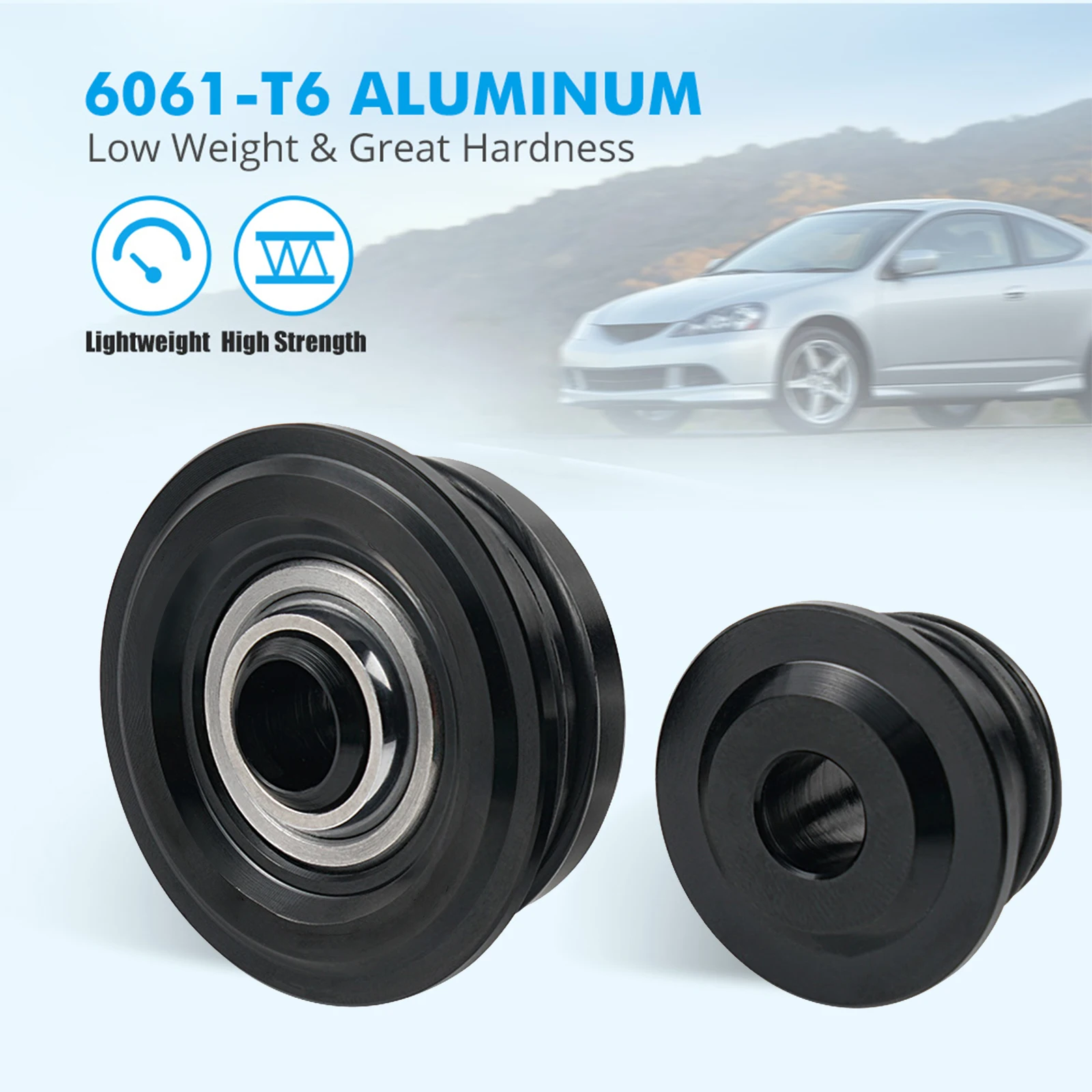 Spherical Shifter Cable Bushings For Honda Civic Si 02-15 Honda Accord 03-05 Acura RSX 02-06 Acura TSX 04-08