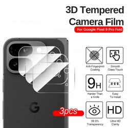 3 - Pack Premium 3D Camera Protector Glass Cover - Clear Lens Case Film for 9ProFold (3PCS)