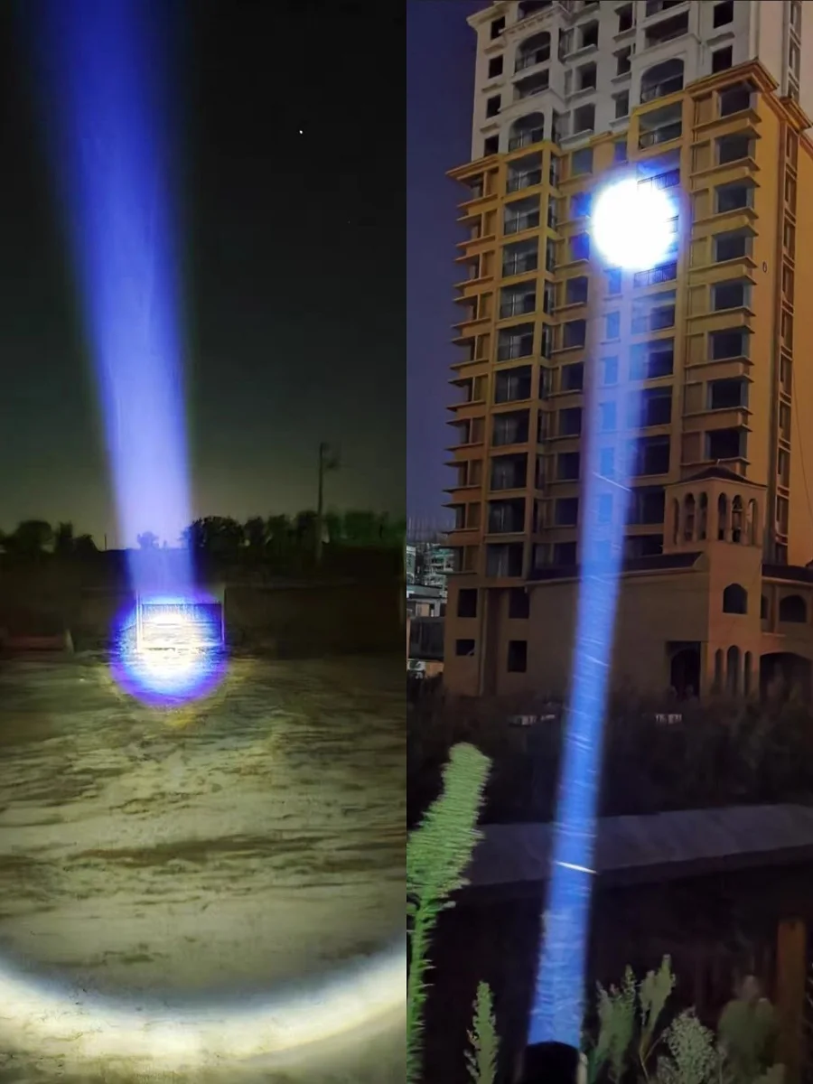 Description Picture 4 of item10000mAh High Power Flashlights 1000000LM Ultra Powerful Flashlight 2*26650 Rechargeable Lantern Tactical Outdoor Camping Torch