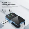 SERVO i19 Rotate Small Box Touch Mobile Phone 2SIM Standby Magic Voice Bluetooth Sync Music Torch Mini Rotation Cellphone Type-C 5