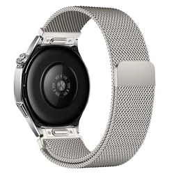 Milanese Loop Strap, 22mm Stainless Steel Magnetic Bracelet Band - Huawei GT4 3 2 46mm (Starlight)