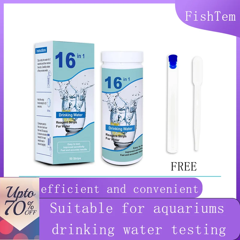 

Marine Aquarium Nitrate Testing Pool Water Quality Kit Tester Freshwater Saltwater Pond Fish Tank PH Nitrite AlkalinityChlorine