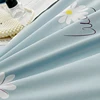 Daisy Flat Sheet, Soft Comfortable Fresh Daisy Floral Print Bedding Brushed Bedsheet, for Bedroom, Guest Room Decor Adults Gifts 2