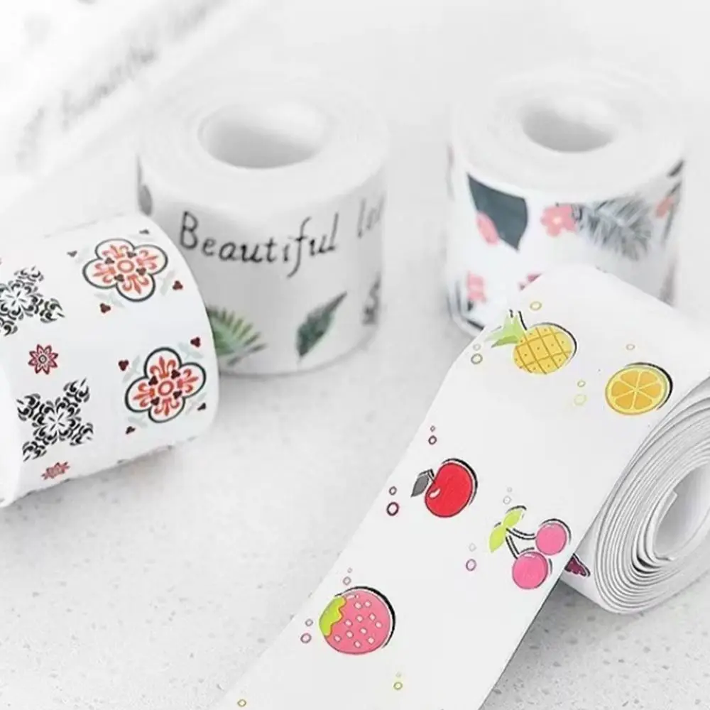 Fashion Anti Mold Kitchen Sink Waterproof Tape Self Adhesive Self Edge Sink Corner Tape Seal Gap PVC Sealing Strip Wall Corner