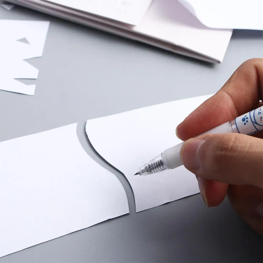 툴 스티커 DIY 익스프레스 박스 공예 도구, 저널 조각 펜, 종이 커터, 조각 펜, 정밀 아트 커터, 펜 커터