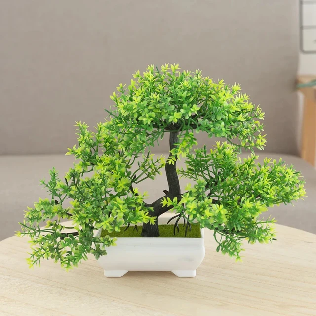 Artificial Plants Bonsai Simulated Tree Potted Plants Fake Flowers Table Potted Ornaments Desktop storefront office ornaments