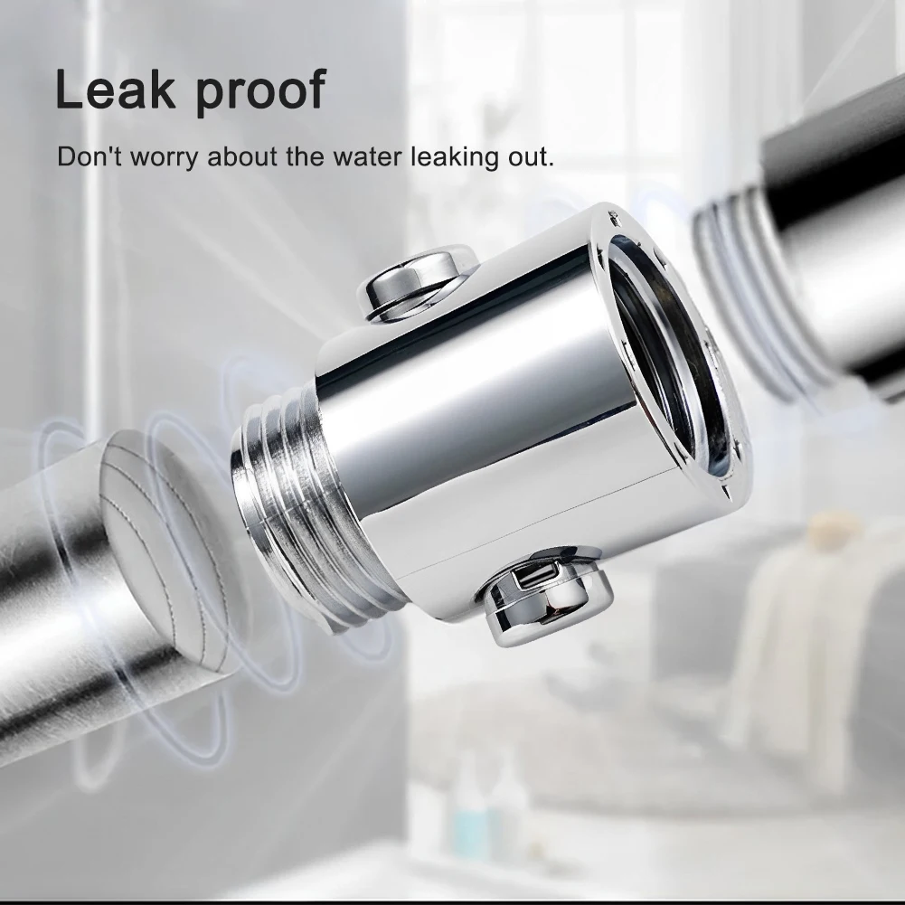 Universal Shut Off Valve Shower Accessories Bidet Sprayer Button Type Shower Head Connector Bathroom Bathing Water Stop Valve