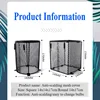 Reptile Anti-Scalding Lampshade Reptiles Pet Heating Lamp  Bulbs Mesh Cover Round & Square Shape for Turtle Snake Lizards 3
