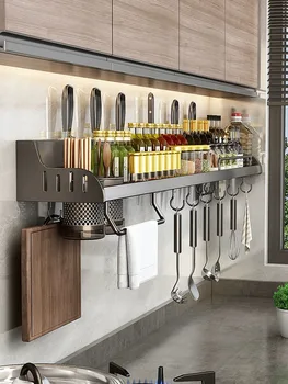 Soporte de almacenamiento de especias, cuchillos, cuchara y palillos 1