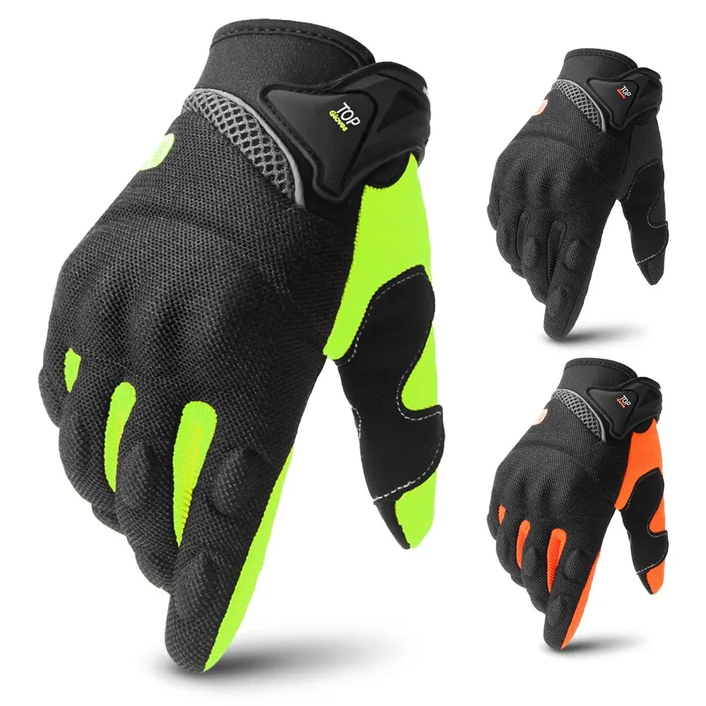 Motorbike Breathable Racing Gloves Full Finger Touch Screen motorcycle gloves