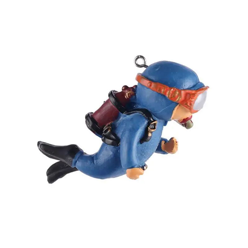 Fish Tank Decorations Aquarium Ornaments Floating Diver Floating Ball Accessories