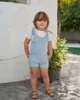 AS SS25 Summer Pinstripe Denim Collection brother and sister matching clothes 4