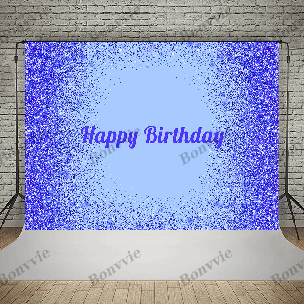 Nome personalizado Gold Silver Glitter Backdrops, Birthday