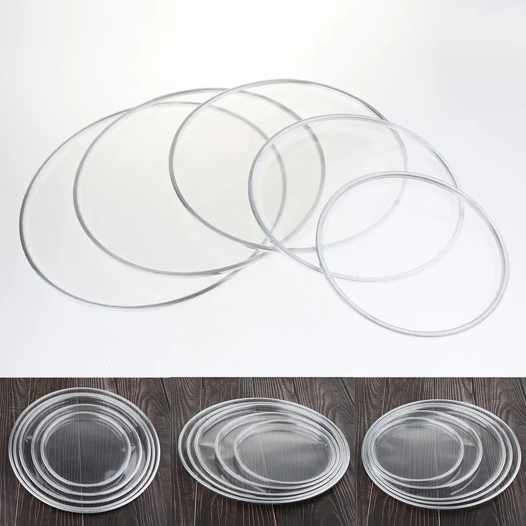 Drum Accessories Resonant Tom Drum Head Aluminum Frame