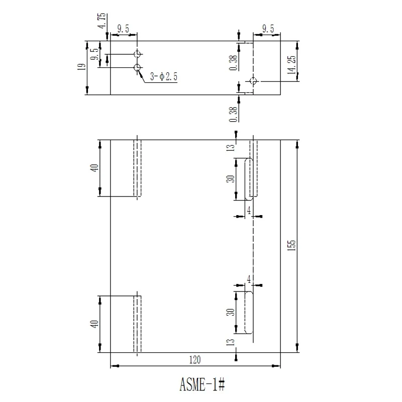 ASME 1# Calibration Test Block