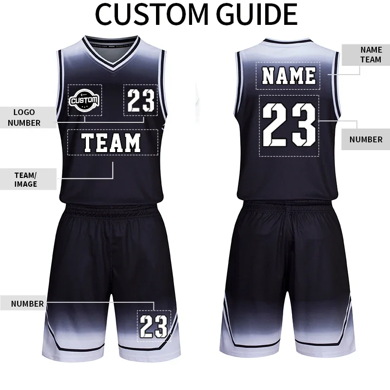 Basketball Jersey Sports Uniform man women Adults Kids Basketball Shirt Make Your Own Clothes WD-5803