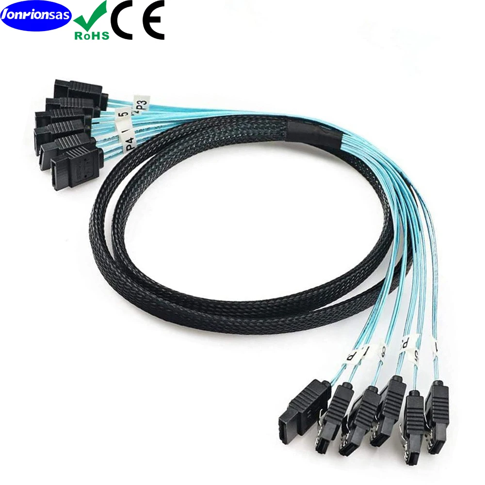 USB-кабель 6 шт./комплект, 12 Гбит/с, SATA