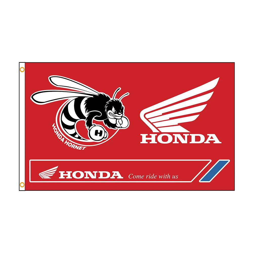 3 X5Ft Honda Moto Wings Hrc Marquez 93 Bandiera Banner Decorativo 90X150Cm