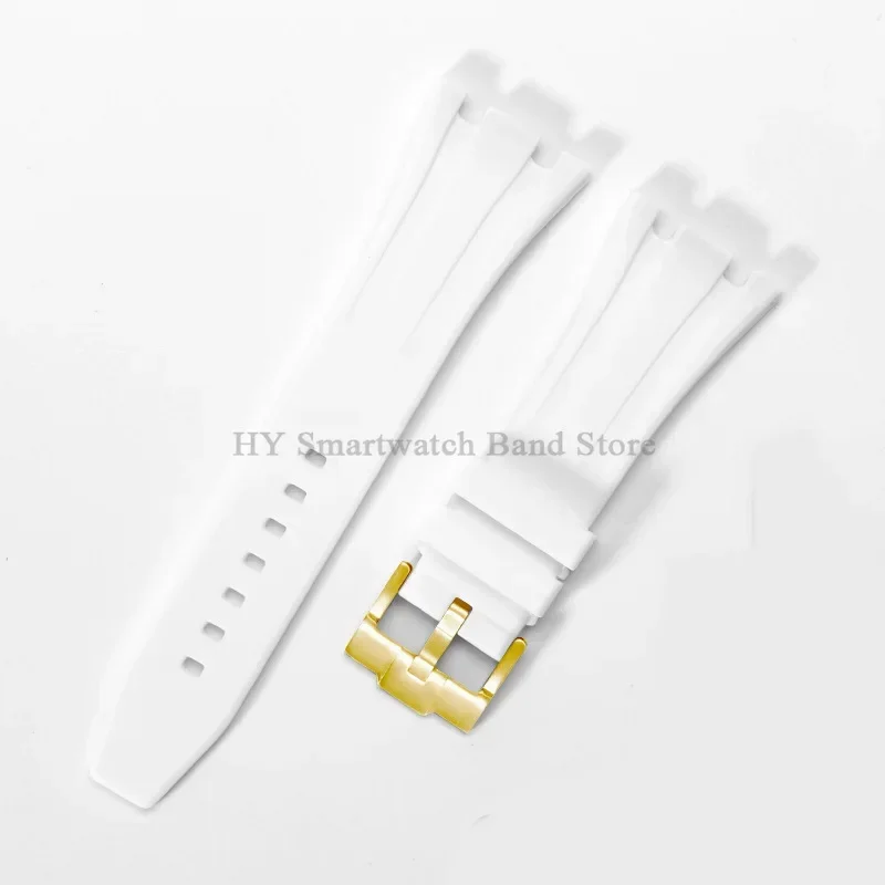 Rubber Waterproof Wristband with Metal Buckle