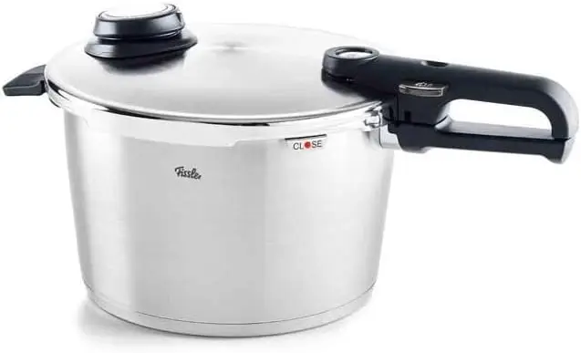 Vitavit Premium Pressure Cooker with Steamer Insert 8.5 Quart Suitable for Gas Electric Ceramic and All Induction Cooktops