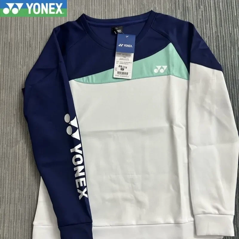 YONEX Long-sleeved Badminton Jersey Men's and Women's Sweaters Sports Training Quick-drying Breathable Jacket