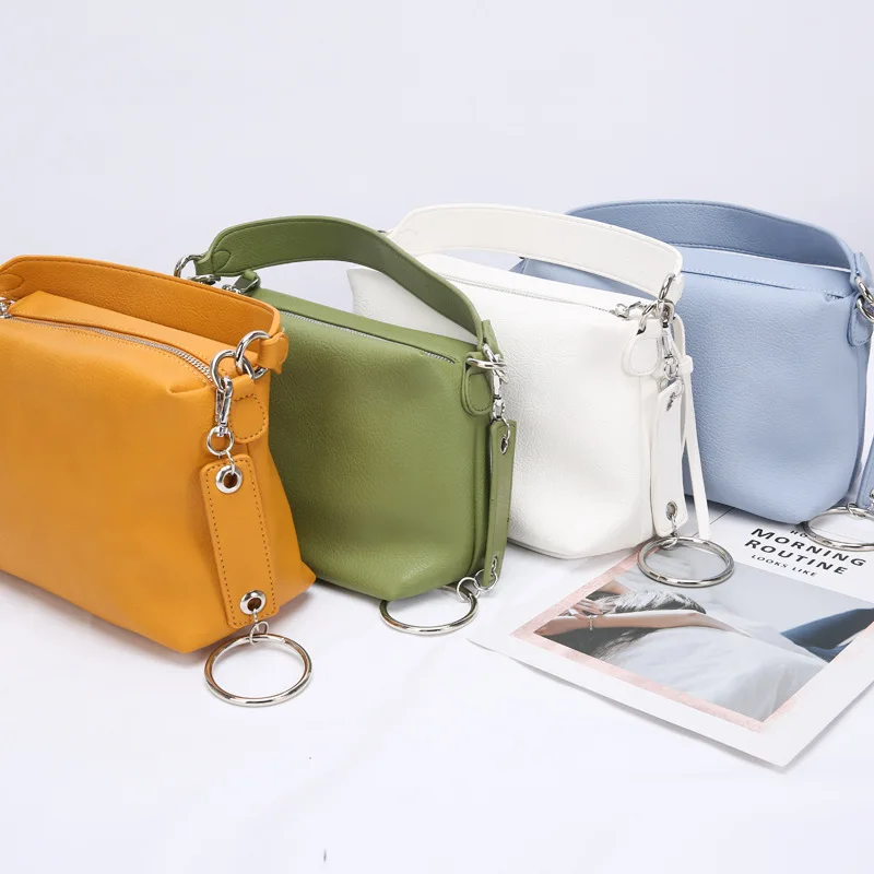 Trend Designer Leather Shoulder Bags for Women's 2023 Luxury Handbags High Quality Vintage Messenger Crossbody Bag Female Clutch