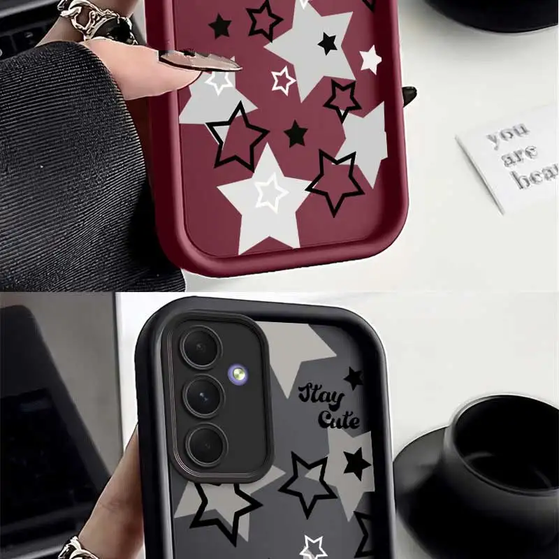 A55 Abstrakte Sterne Himmel Auge Leiter Telefon Fall Für Samsung Galaxy A25 A24 A23 A22 A20 A15 A14 A13 A12 A10 A05 A04 A03 A02 – Detail 7