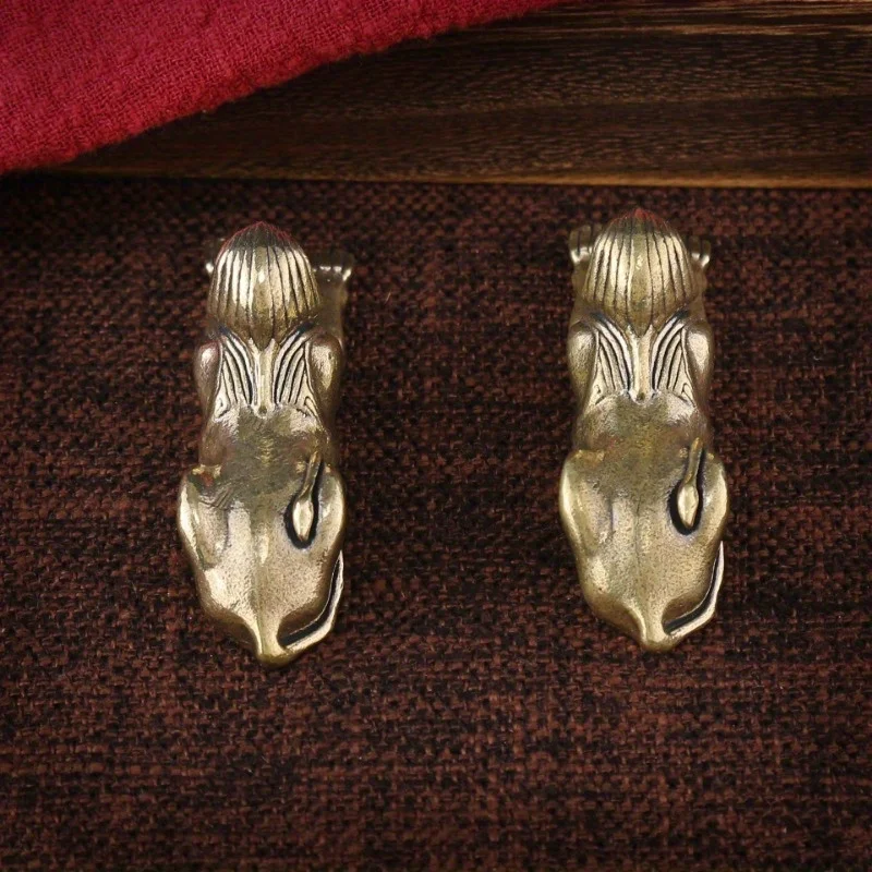 Vintage Brass Desktop Figure of Sphinx with Human Face, Perfect Gift for Collectors, Home Decor and Office Decoration