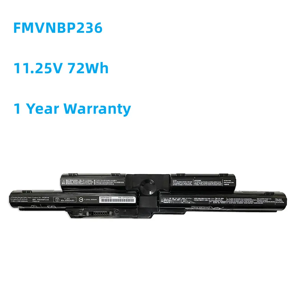 

72WH FMVNBP236 FPCBP446 FPCBP446AP FPB0318S FPB0344S CP673831-01 CP743061-01 Laptop Battery For Fujitsu LifeBook T725 T726