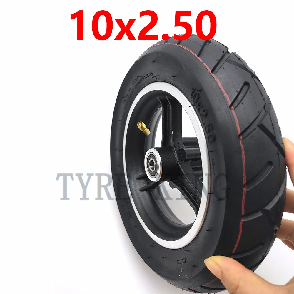 10 Inch 10x2.50 Wheel Tire 10*2.50 Inner Outer Tyre with Alloy Rim electric scooter tire for SPEEDWAY Electric Scooter Accessories