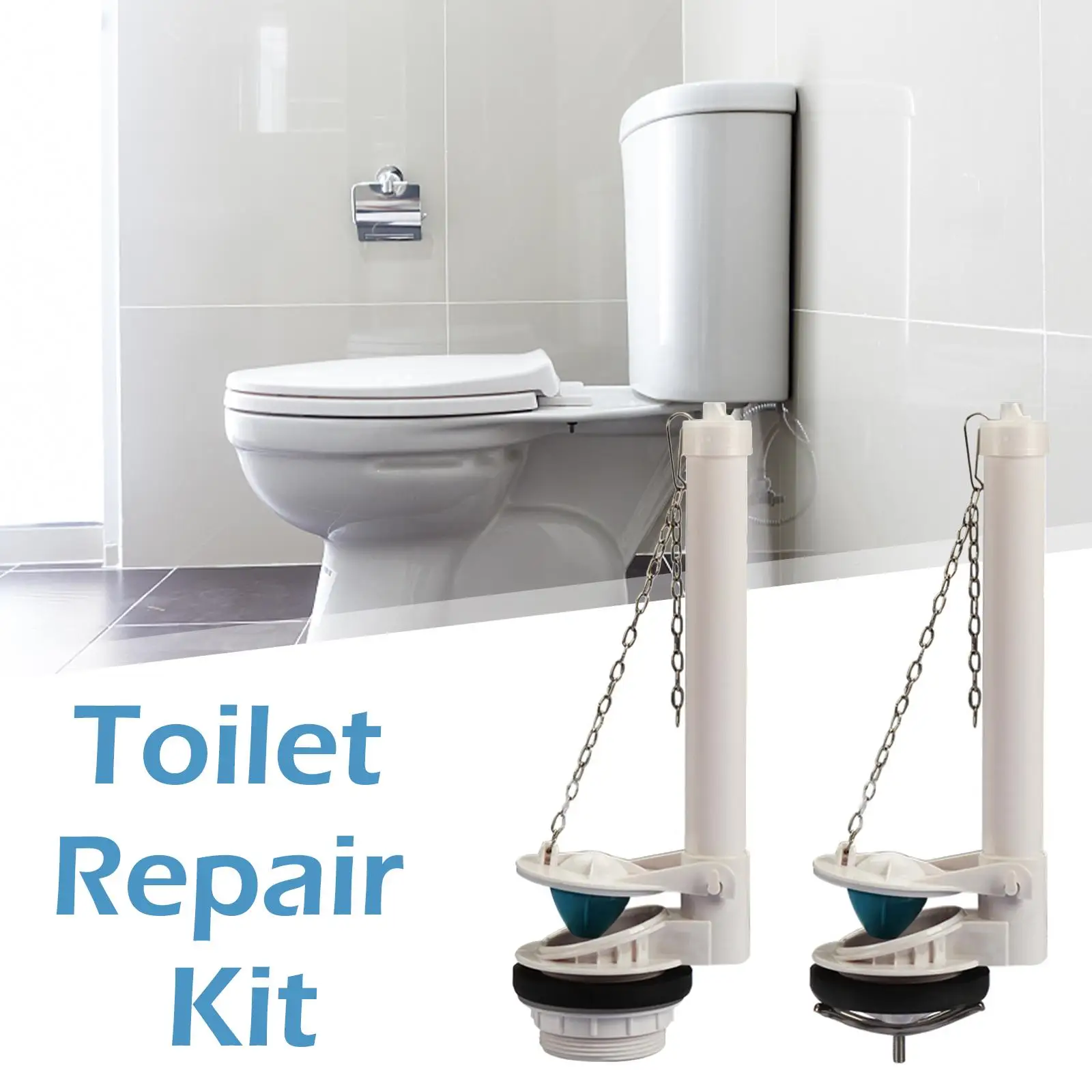 Hydroright Toilet Repair Kit With Dual Flush Valve Push, 49 OFF