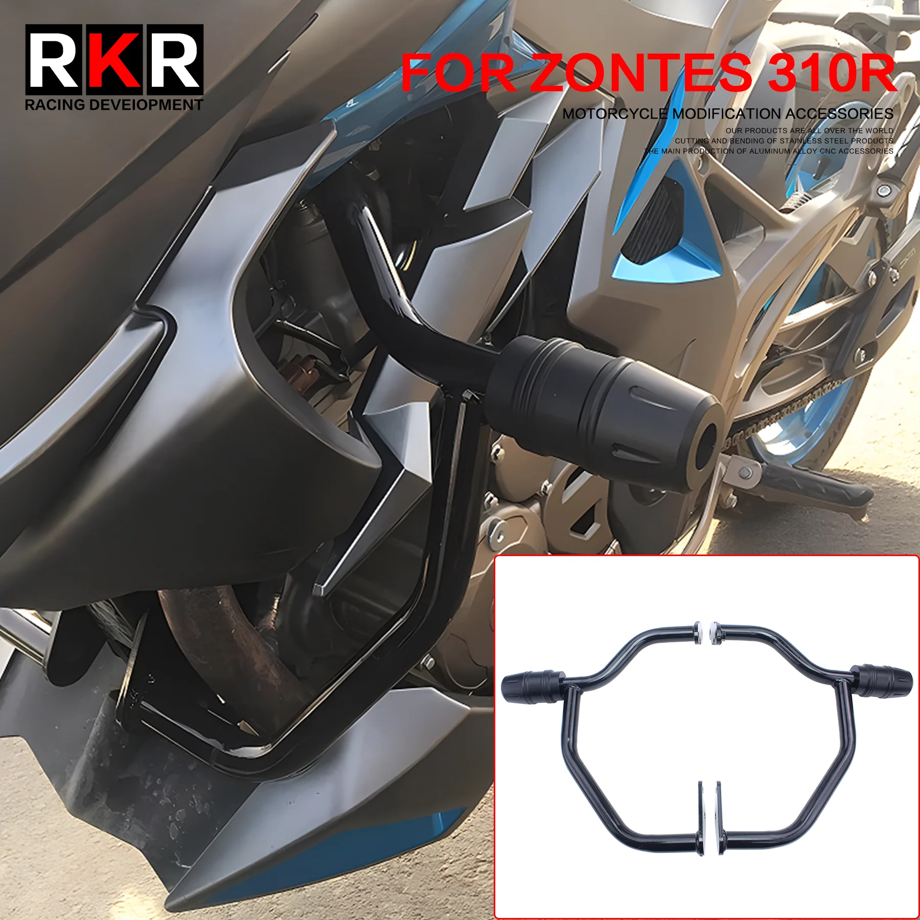 Motorcycle Side Safety Bumper Engine Crash Bungs Sliders Guards Frame Protector for ZONTES ZT310R ZT350R 310R 350R R310 R350