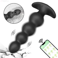 APP Control Anal Perlen für Männer Prostata-massagegerät Frauen Butt Plug Anal Vibrator Anal Kugeln Silikon Masturbator Erwachsene Sex Spielzeug