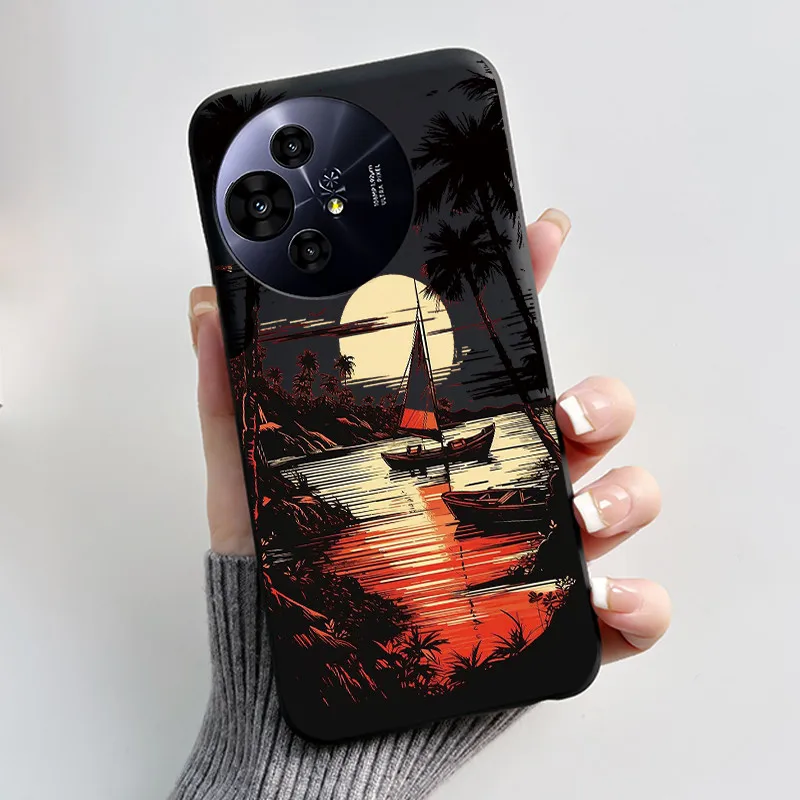 Luxury Cute Love Rabbit Black Soft Silicone Shockproof Phone Case Cover