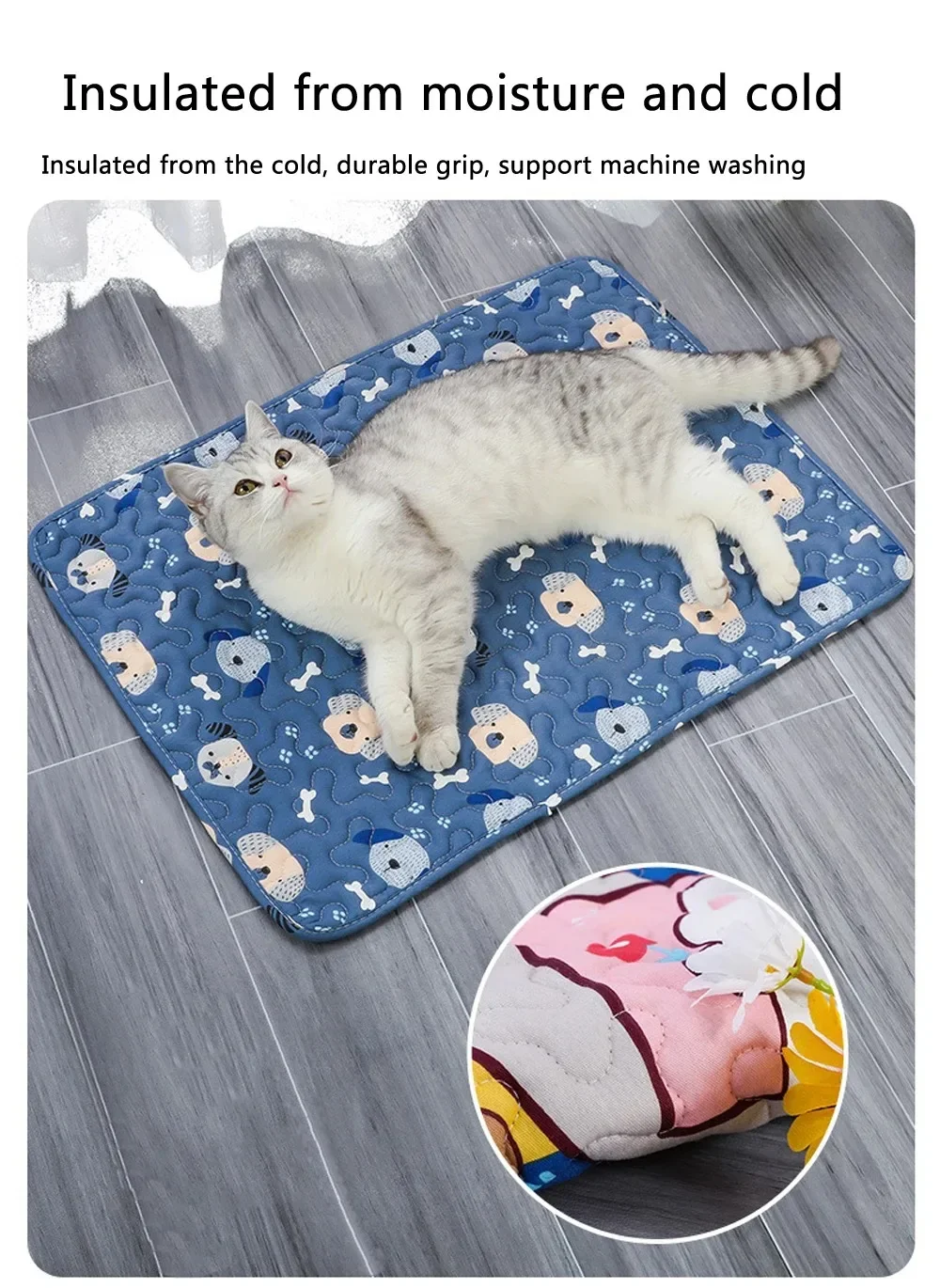 Pet Cooling Mat For Dogs And Cats Breathable Summer Pet Bed Cover_voghion.com