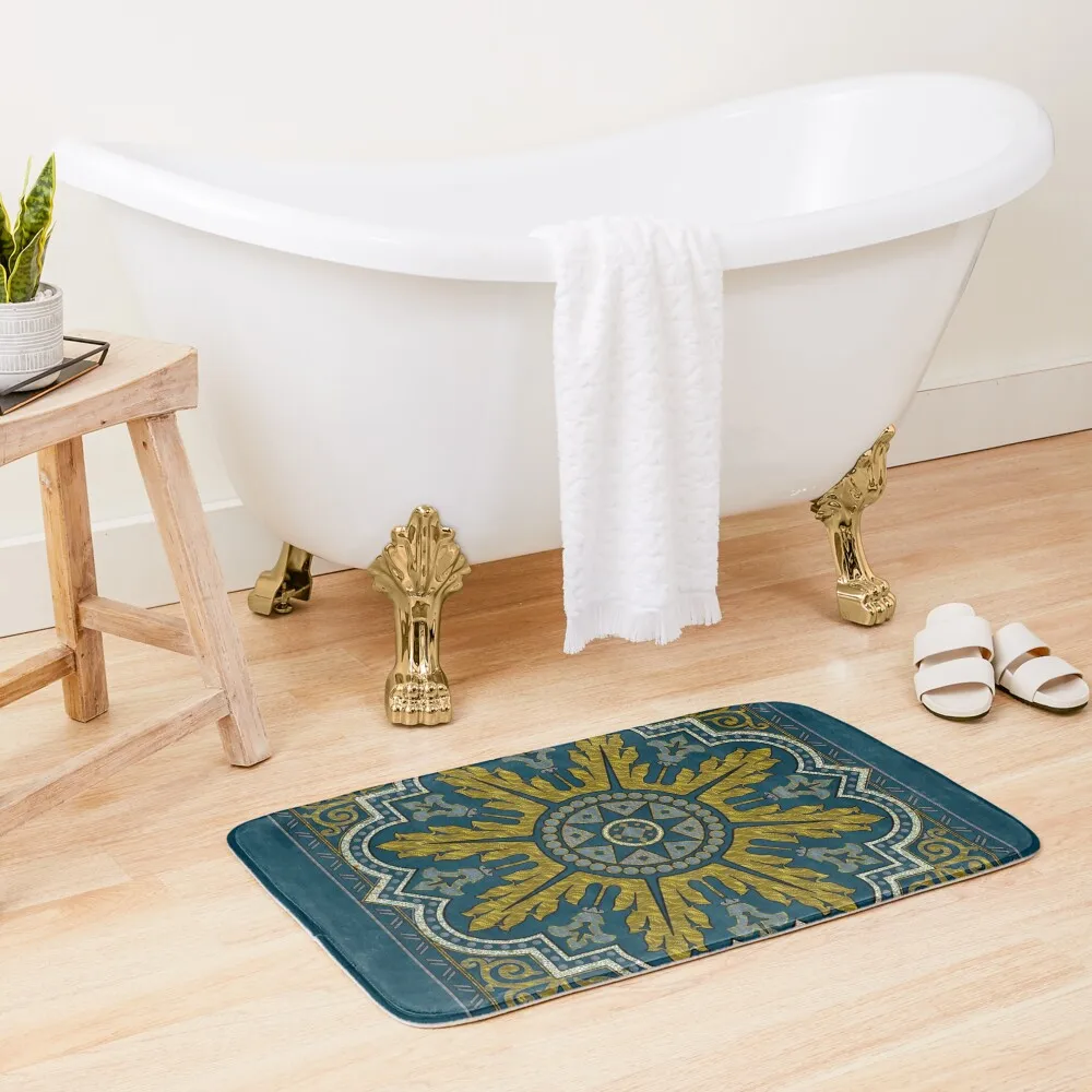 

Blue Star Point Deco Bath Mat Bath Carpet Bathroom Rugs And Set Bathroom Gadgets Home Entrances For Bathroom And Toilet Mat