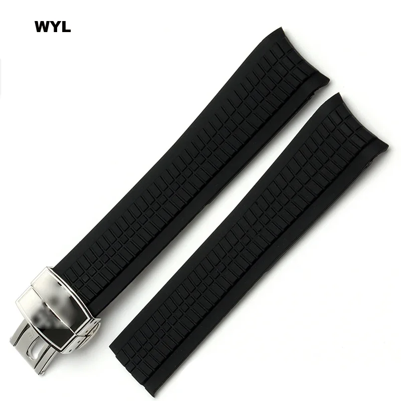 Comfortable Rubber 21 mm Watch Strap Replacement 7130.PP.R1.Q12.00_K0015351 main image 0