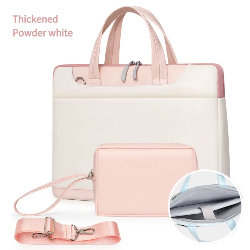 Large Capacity Computer Bag Fashion Portable Laptop Bag 14 Inch / 15.6 Inch Fashion Shoulder Bag Briefcase Office A4 File Bag