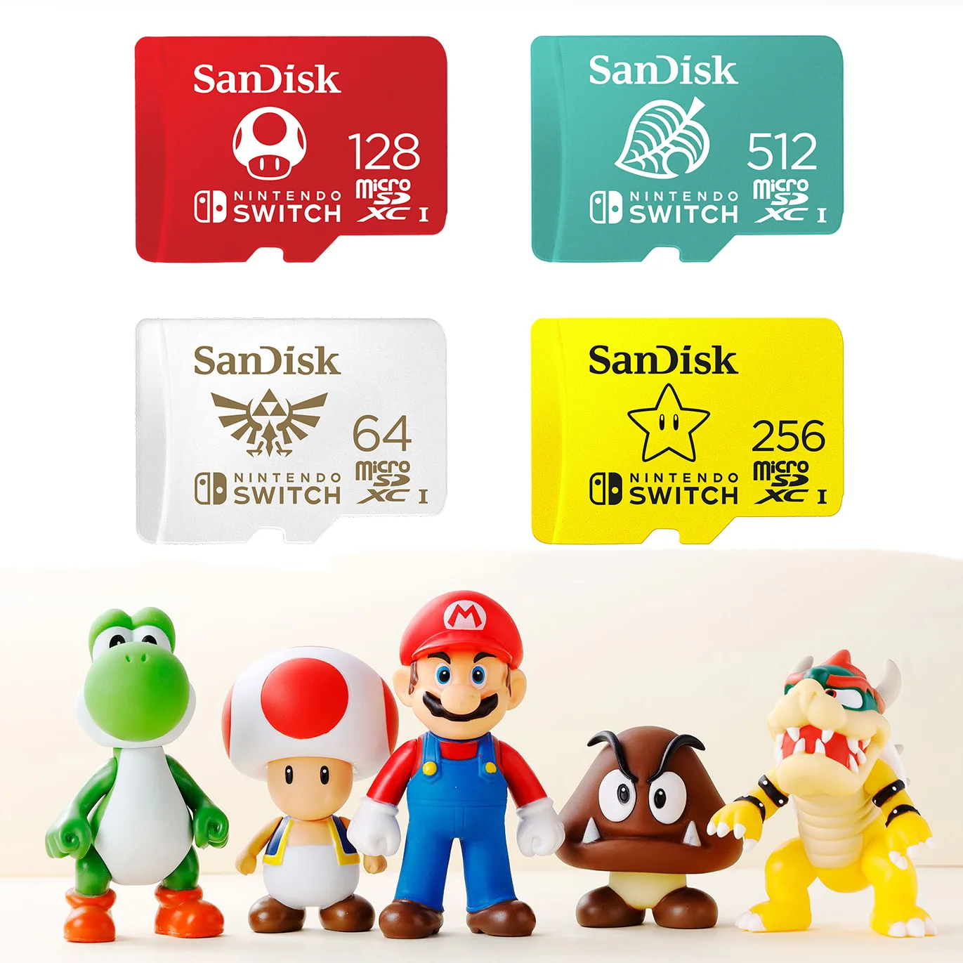 Karta pamięci SanDisk Micro SD 64G 128G 256G 512G 1TB Trans