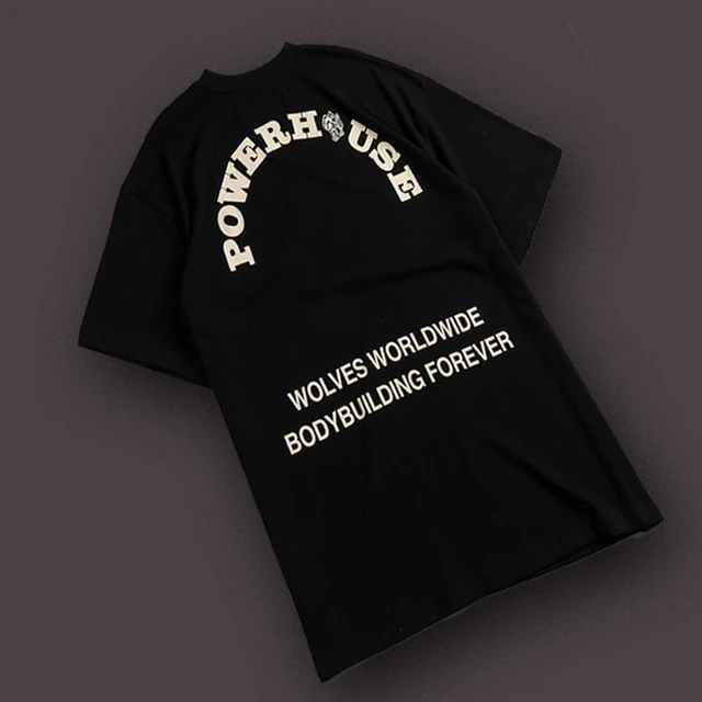 2023 New Men's Summer Gym T Shirt Darc Wolves Classic Casual Sport